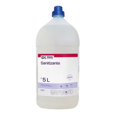 Sanitizante 5 L - Desinfectante concentrado para áreas de procesamiento de alimentos