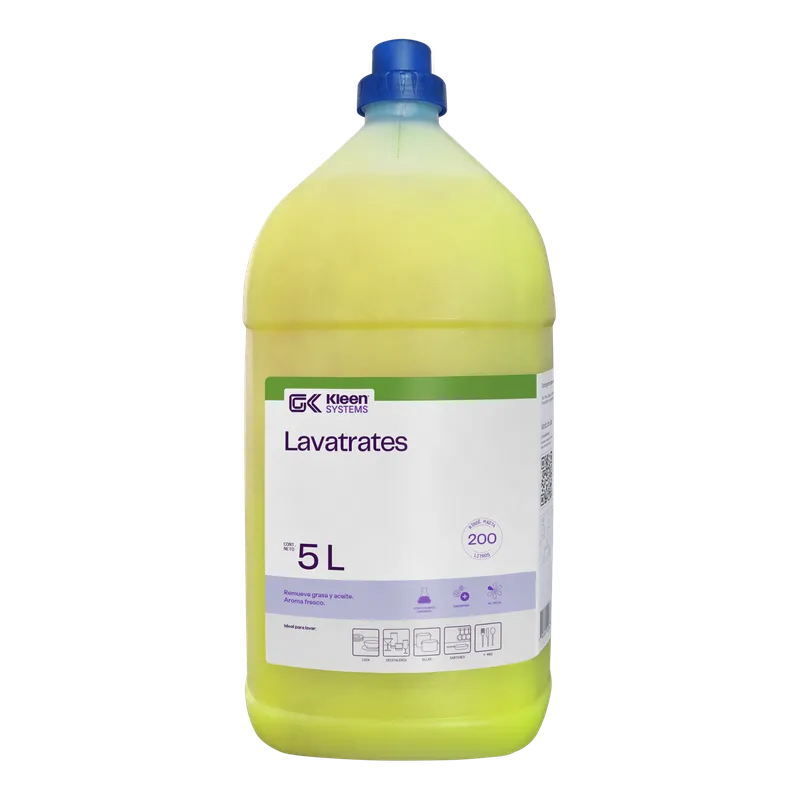 Detergente Concentrado Lima-Limón para Cocina Profesional - 5 L