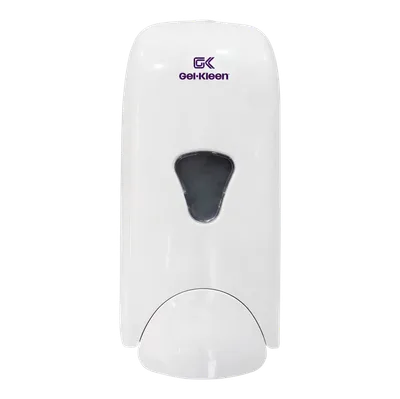 Dispensador Jabón Líquido Blanco 1L Gel Kleen para Baños Industriales