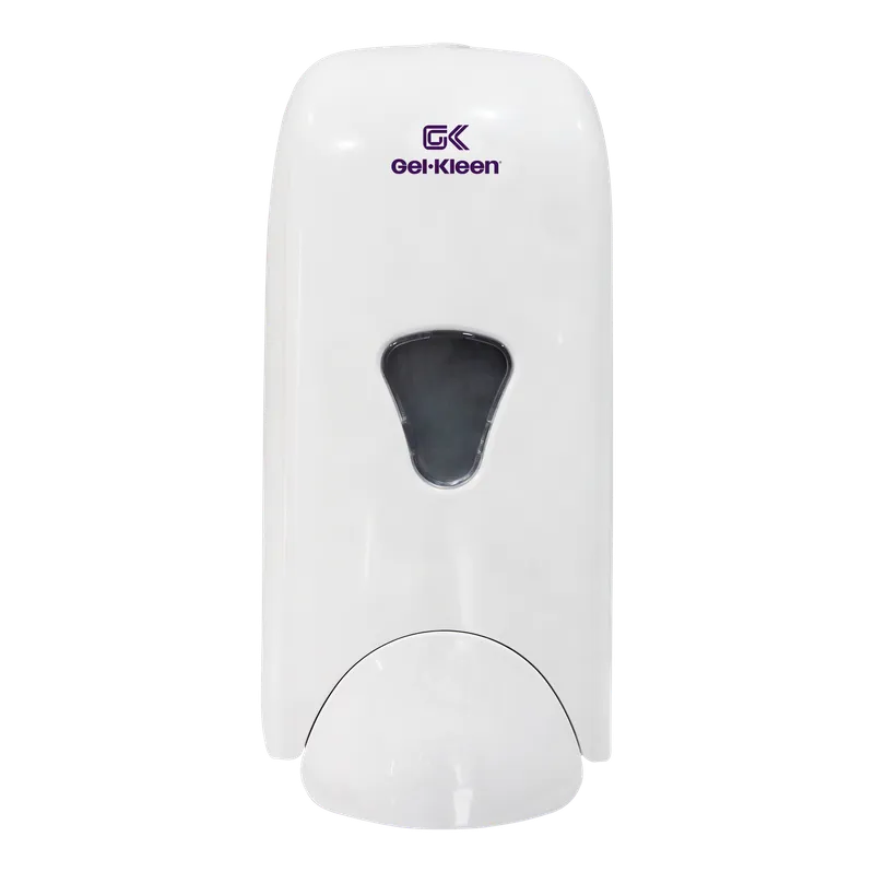 Dispensador Jabón Líquido Blanco 1L Gel Kleen para Baños Industriales