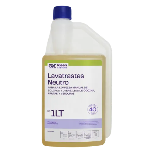 Detergente Concentrado Gel Kleen para Cocina e Industria - Sin Aroma 1L