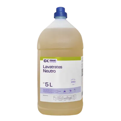 Detergente Concentrado Gel Kleen Sin Aroma para Cocina y Frutas 5L