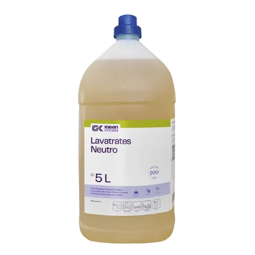 Detergente Concentrado Gel Kleen Sin Aroma para Cocina y Frutas 5L